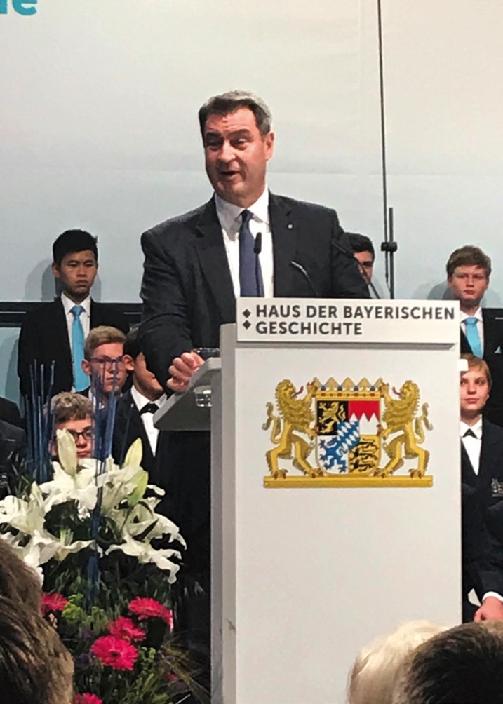 Misiterpräsident Markus Söder: Super Performance im Haus der Bayerischen Geschichte.