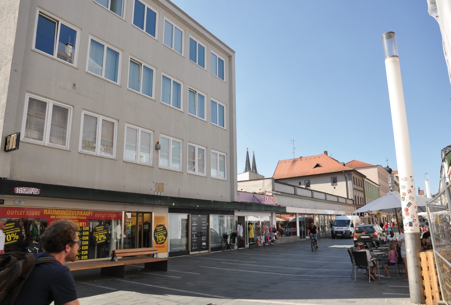 Baumfreie Steinwüste Maxstraße.