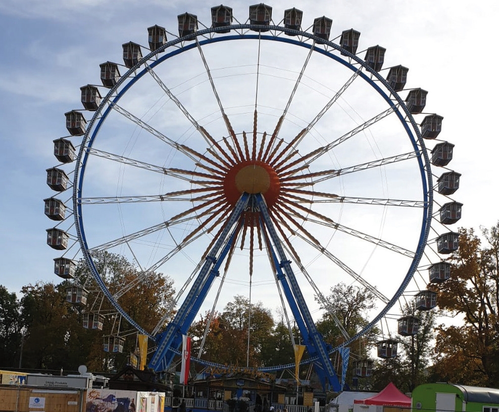 Endlich! Das Riesenrad ...