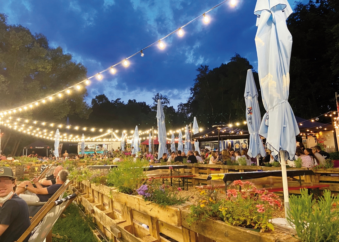 Sommer im Park: 11 Szenewirte zaubern eine stimmungsvolle Erlebniswelt in den Stadtpark.