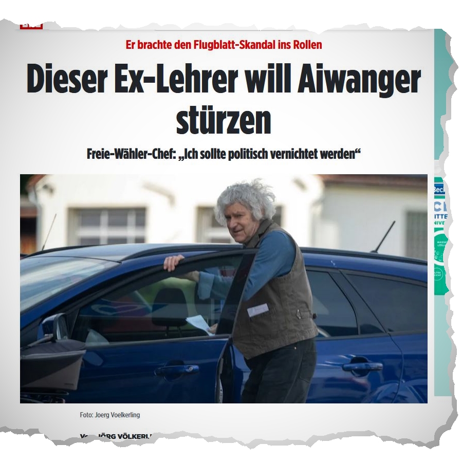 Aiwanger-Denunziant Franz Graf droht die Streichung seiner Pensionsbezüge.