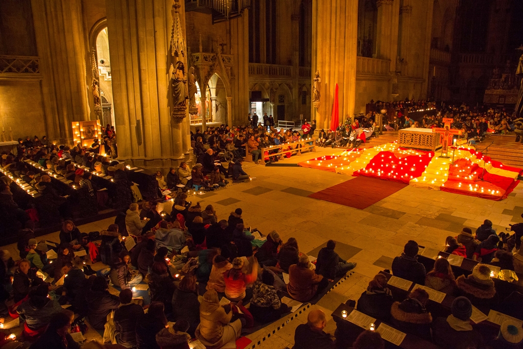 Nacht der Lichter 2018 im Regensburger Dom