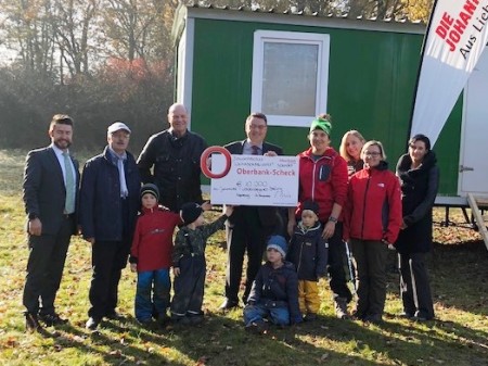 Neuer Bauwagen für den Waldkindergarten Stefling