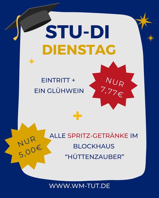 Romantischer Weihnachtsmarkt 2025 | Stu-Di-Dienstag auf dem Romantischen Weihnachtsmarkt!