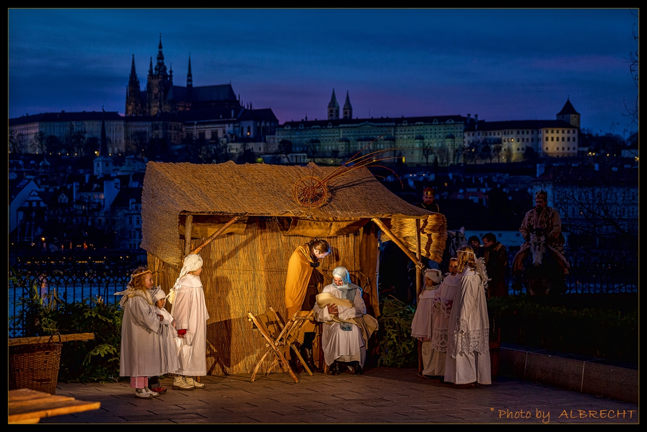 „Romantischer Weihnachtsmarkt“ 2019 | Lebendkrippe aus Pilsen zu Gast